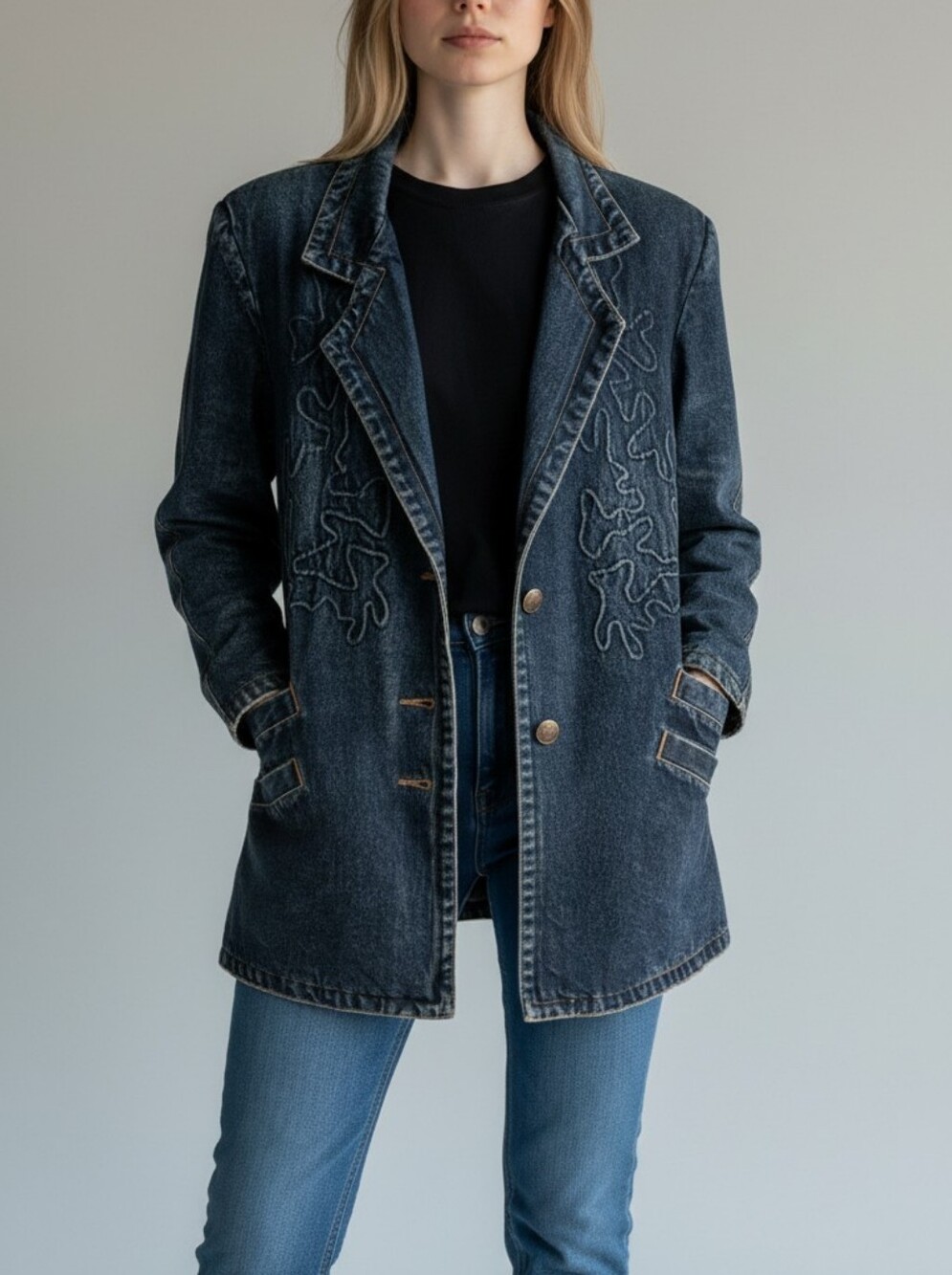 Vintage Denim Lined Jaclet